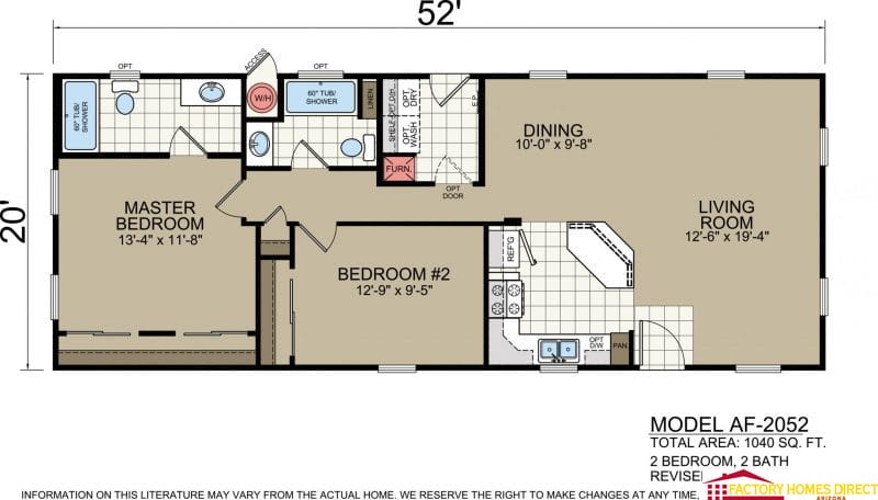 AF2052 colorerd floor plan